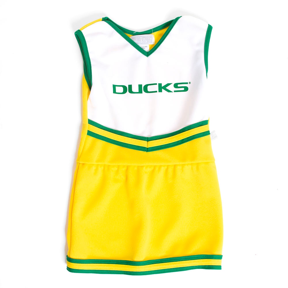 Oregon Ducks, Third Street, White, Cheer Sets, Polyester, Kids, Toddler, Yellow/White, 529562